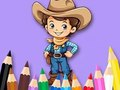 Spiel Malbuch: Cowboy  Online