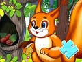 Spiel Puzzle: Eichhörnchen-Futter  Online