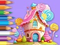 Spiel Malbuch: Lollipop House  Online