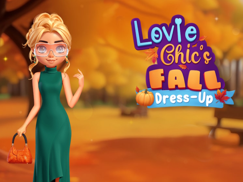 Spiel Herbstkleid von Lovie Chic Online