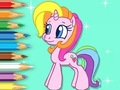 Spiel Malbuch: Strahlendes Pony  Online