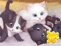 Spiel Puzzle: Katzen spielen  Online