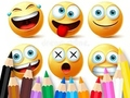 Spiel Malbuch: Lustiges Emoji  Online