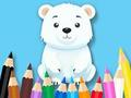 Spiel Malbuch: Eisbär  Online