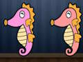 Spiel Finde das freche Seepferdchen  Online