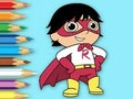 Spiel Malbuch: Super-Ryan  Online