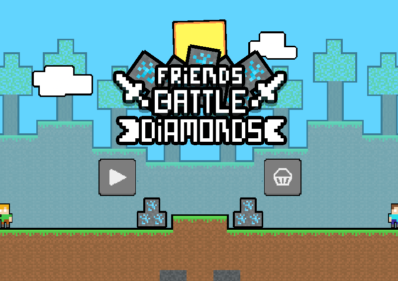 Spiel Freunde kämpfen um Diamanten  Online