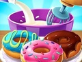 Spiel Echte Donuts-Kochherausforderung  Online