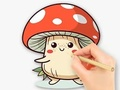 Spiel Malbuch: Pilz  Online
