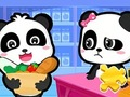 Spiel Puzzle: Baby-Panda-Supermarkt  Online