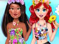 Spiel Prinzessinnen-Blumen-Mode-Look  Online