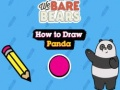 Spiel We Bare Bears Wie man einen Panda zeichnet  Online