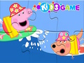 Spiel Puzzle: Peppa Pig Seesegeln  Online