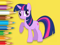 Spiel Malbuch: Kleines Pony  Online
