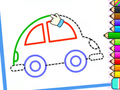 Spiel Kleinkindzeichnung: Süßes Auto  Online