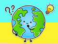 Spiel Kinderquiz: Was wissen Sie über die Erde?  Online