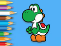 Spiel Malbuch: Yoshi Fishing Time  Online