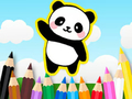 Spiel Malbuch: Süßer Panda  Online