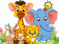 Spiel Kinderquiz: Haben Sie etwas über Tiere gelernt?  Online