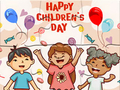 Spiel Puzzle: Alles Gute zum Kindertag  Online