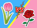 Spiel Kinderquiz: Was wissen Sie über Blumen?  Online