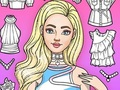 Spiel Anziehspiele zum Ausmalen von Mädchen  Online