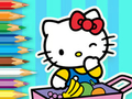 Spiel Malbuch: Hello Kitty Market  Online