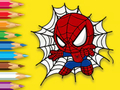 Spiel Malbuch: Baby Spiderman  Online