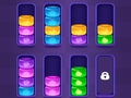 Spiel Sortierrätsel „Sandy Color“.  Online