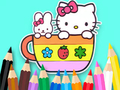 Spiel Malbuch: Kitty Cup  Online