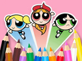 Spiel Malbuch: Die Powerpuff Girls  Online