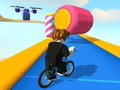 Spiel Obby Aber du bist auf einem Fahrrad  Online