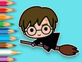 Spiel Malbuch: Flying Potter  Online