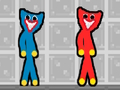 Spiel Roter und blauer Stick-Huggy  Online