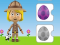Spiel Welt der Alice-Dino-Farben  Online