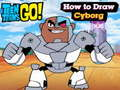 Spiel Teen Titans gehen! Wie zeichnet man einen Cyborg?  Online