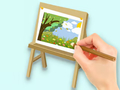 Spiel Malbuch: Paysage-Zeichenbrett  Online