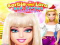 Spiel Barbie und Lara Red Carpet Challenge  Online