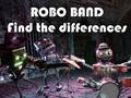 Spiel Robot Band – Finden Sie die Unterschiede  Online