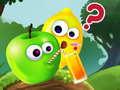 Spiel Kinderquiz: Was wissen Sie über Obst?  Online