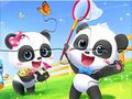 Spiel Puzzle: Baby-Panda-Frühlingsausflug  Online