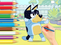 Spiel Malbuch: Bluey und Bingo  Online