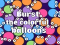 Spiel Lass die bunten Luftballons platzen  Online