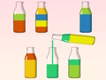 Spiel Rätsel zum Sortieren des Wassers in der Flasche  Online