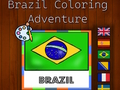Spiel Abenteuer zum Ausmalen in Brasilien  Online