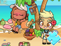 Spiel Puzzle: Avatar-Welt beim Sonnenbaden  Online