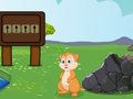 Spiel Rette das Eichhörnchen aus Stein  Online