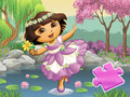 Spiel Puzzle: Dora Lake Dance  Online