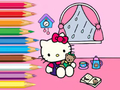 Spiel Malbuch: Hello Kitty Rainy Day  Online