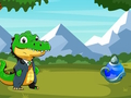 Spiel Krokodil erreicht den Teich  Online